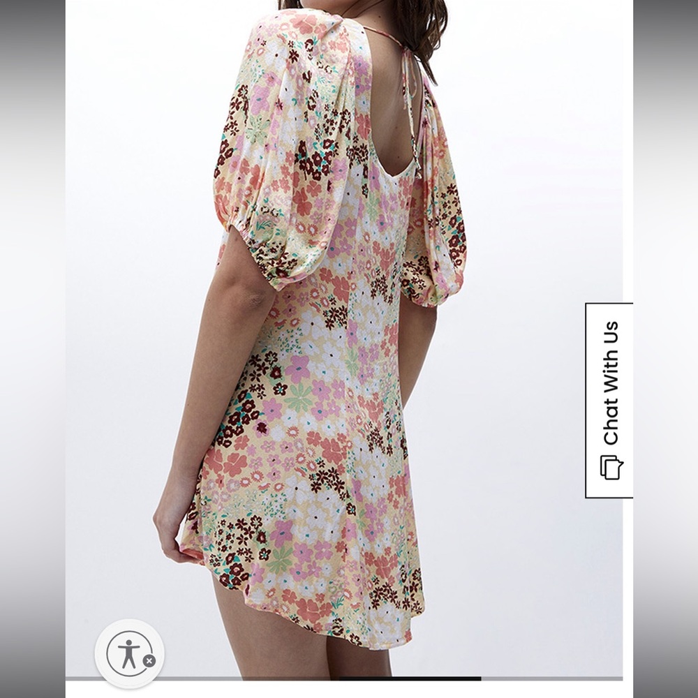 Free People Callie Printed Tunic Dress size Large - Picture 4 of 6